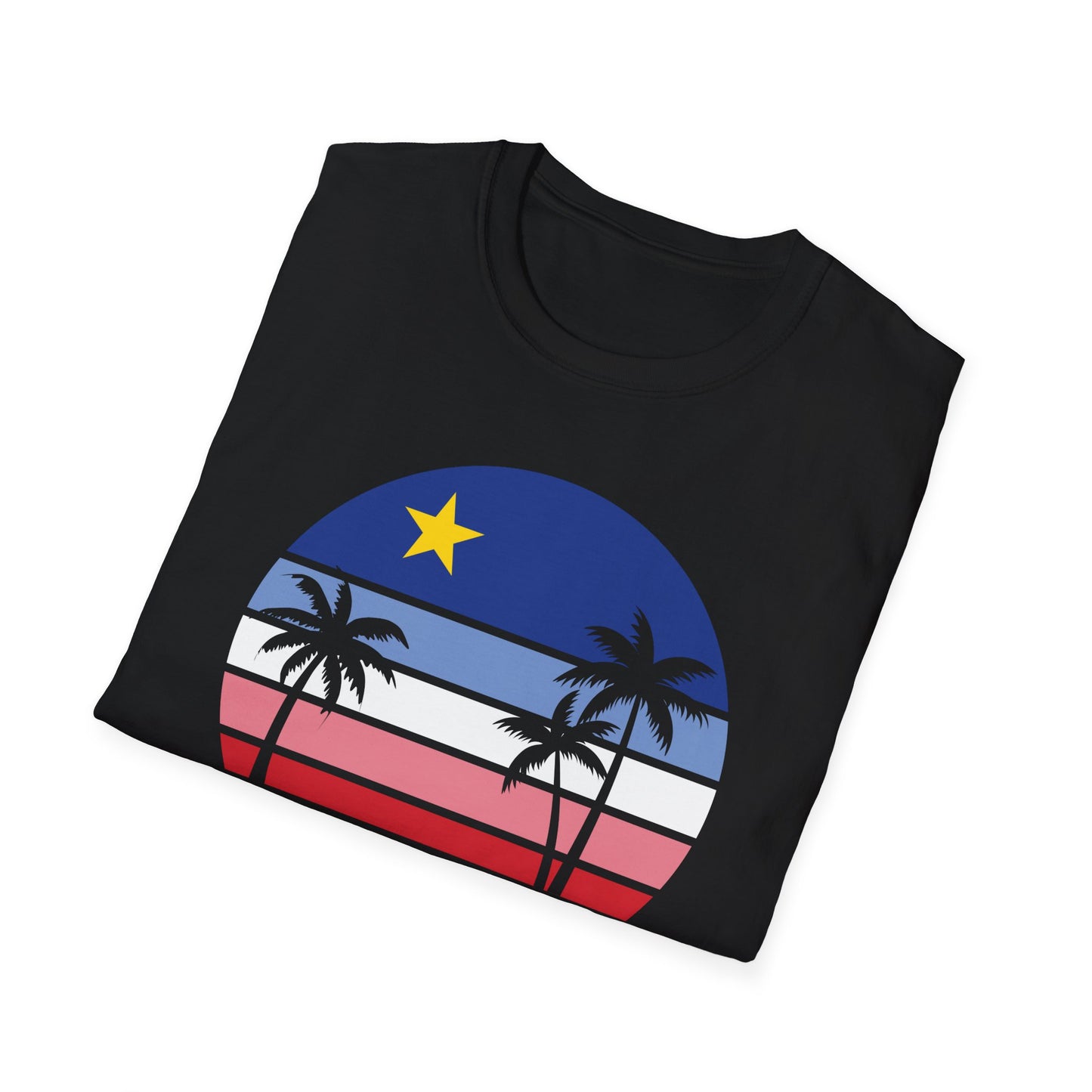 Coucher de soleil acadien retro T-Shirt