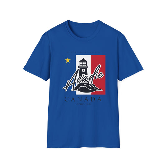 Drapeau Acadien et Phare