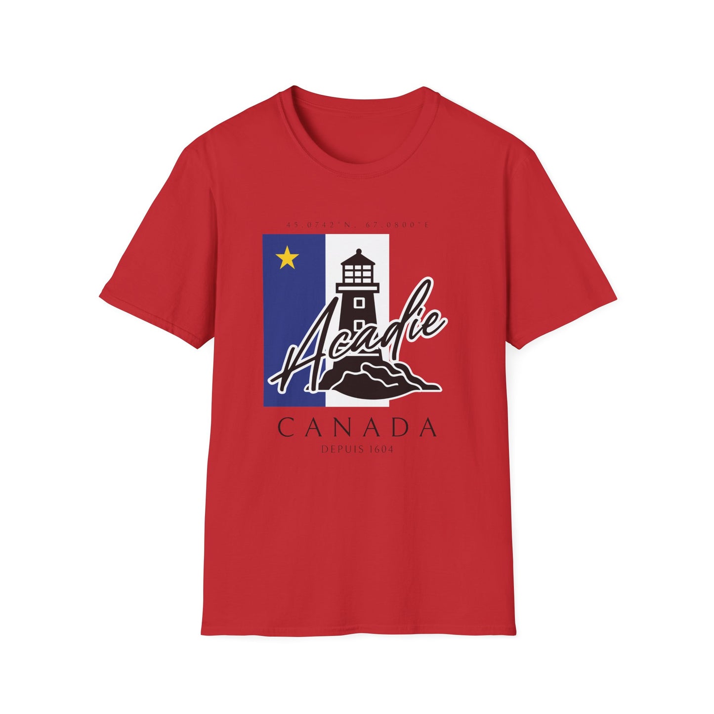 Drapeau Acadien et Phare