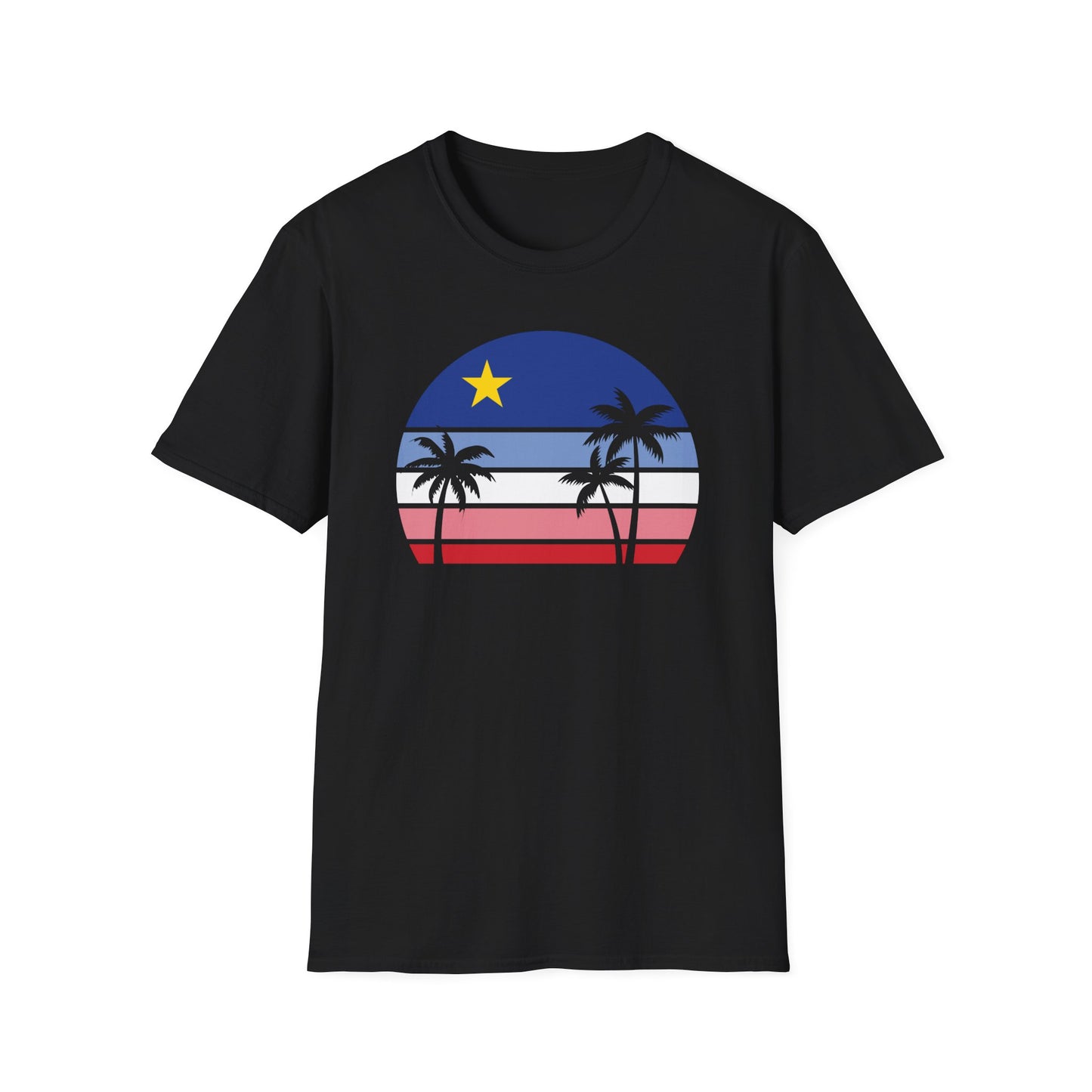 Coucher de soleil acadien retro T-Shirt