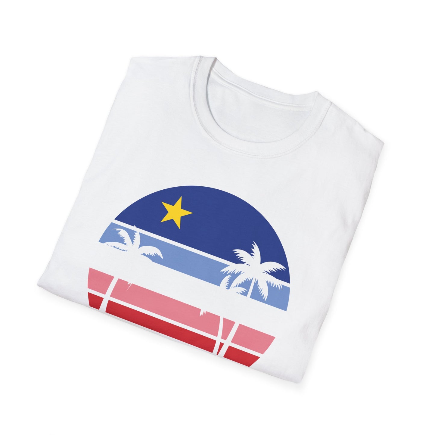 Coucher de soleil acadien retro T-Shirt